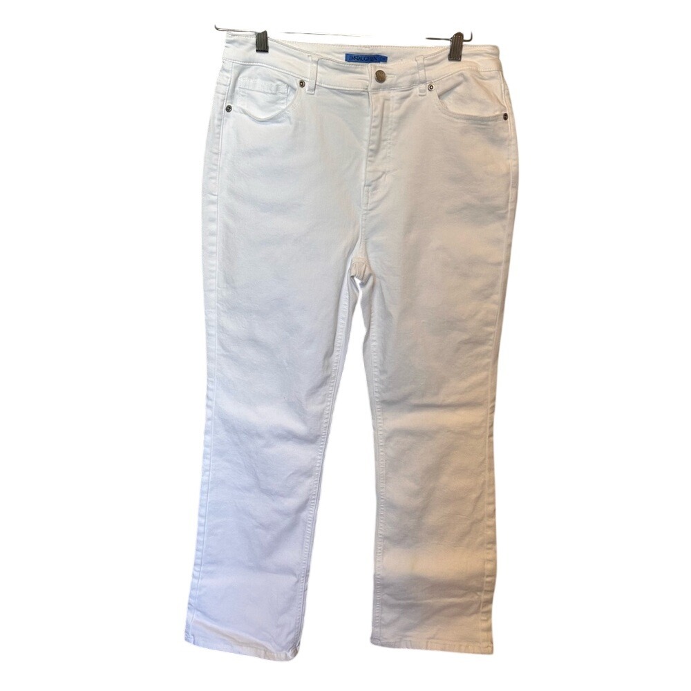 J.McLaughlin Women's‎ Straight Leg White Jeans Size 10